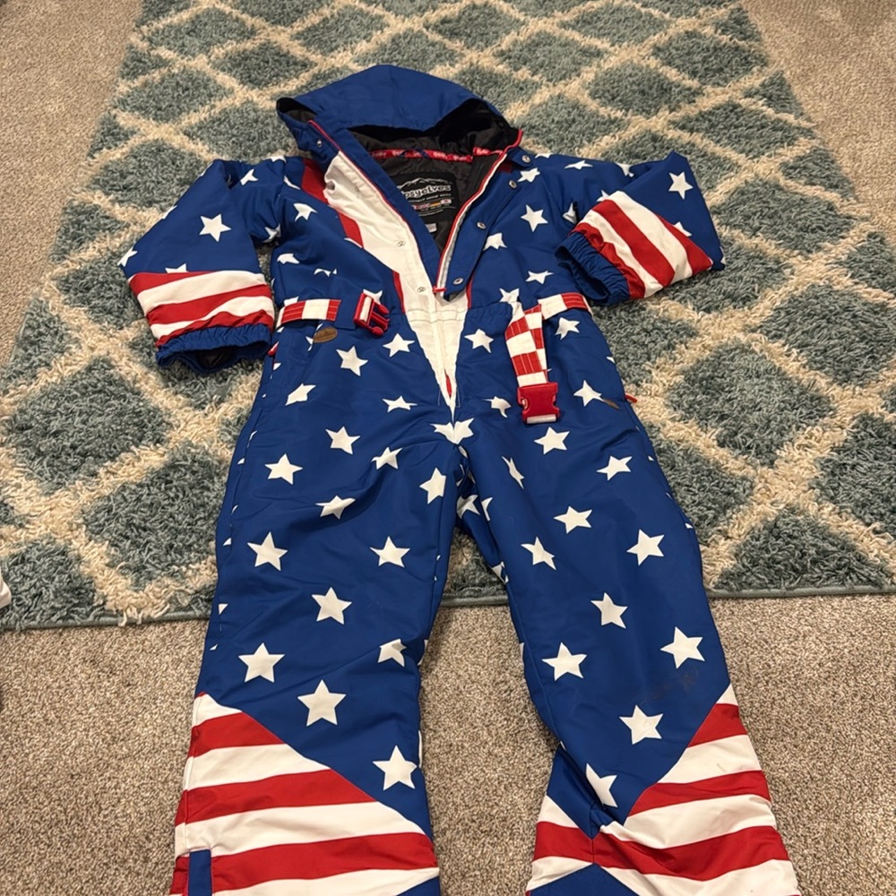Like new Tipsy Elves Americana ski suit